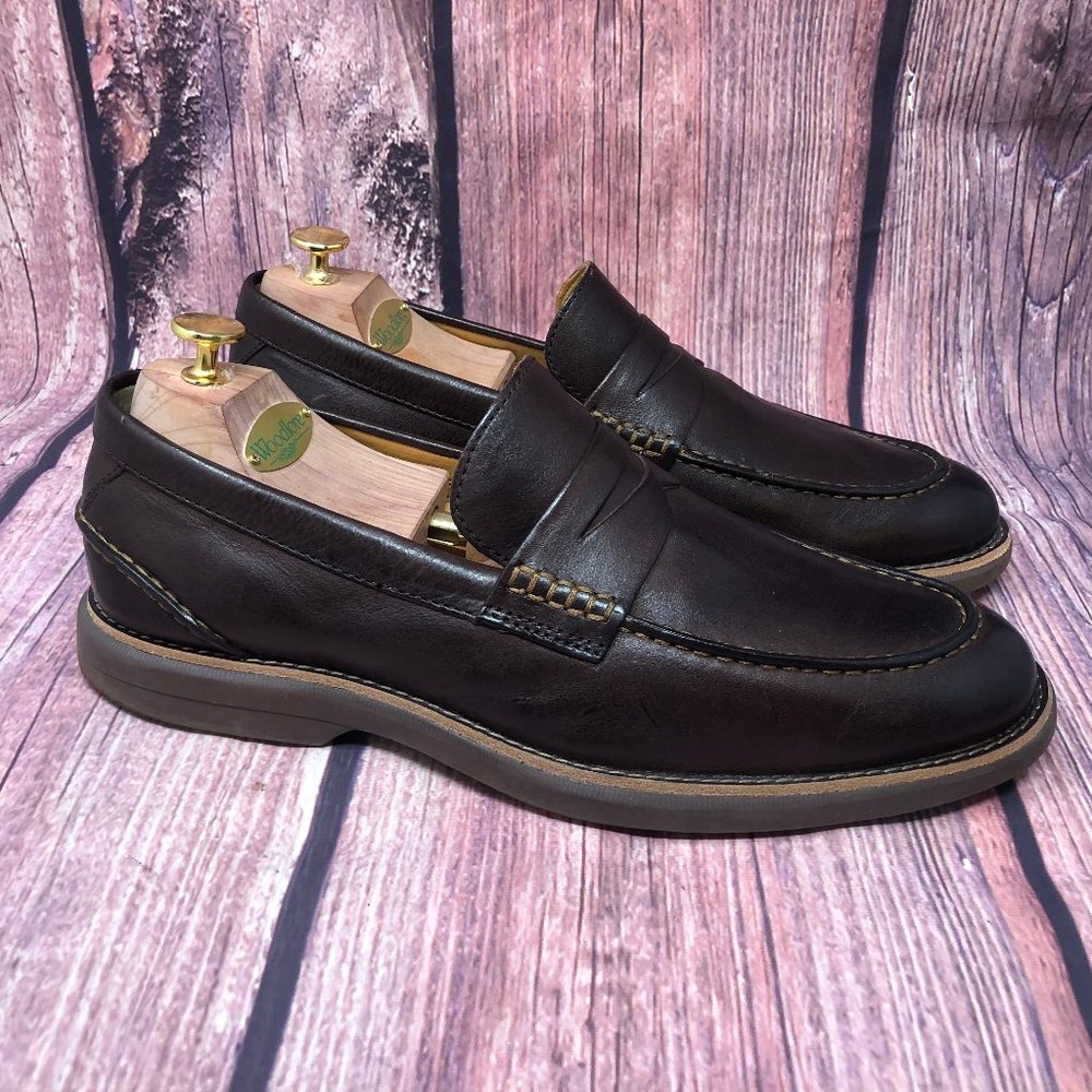 Sperry Gold Cup Men Brown Leather Penny Loafer 11